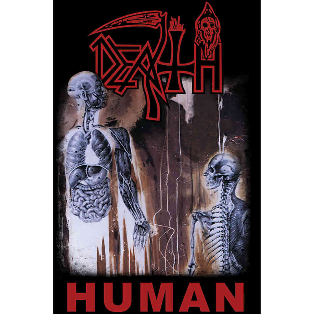Death - Human Textiel Poster - Multicolours